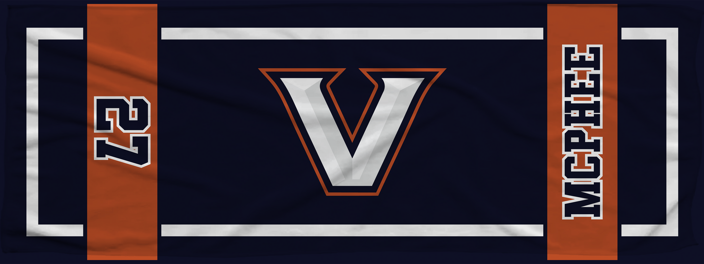 Valor Name & Number Cooling Towel (12in x 36in)